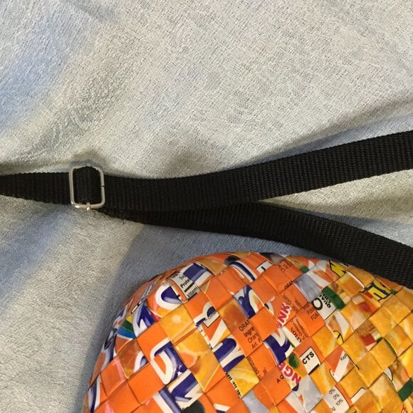 Rebagz Half the Sky Designs Upcycled Woven Shoulder Bag - Picture 8 of 12